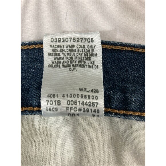 Levi’s 514 slim straight blue jeans excellent condition Size 33x32 Vintage - Picture 5 of 9